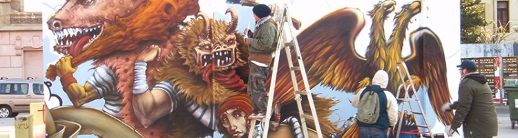 Oslikavanje Grafitima: Projekt Galerija Garaže Rijeka